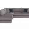 Icon Fabric Left Corner Sofa, Grey Velvet Charcoal