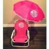 Baby / Toddler Personalised Beach Chair and Umbrella