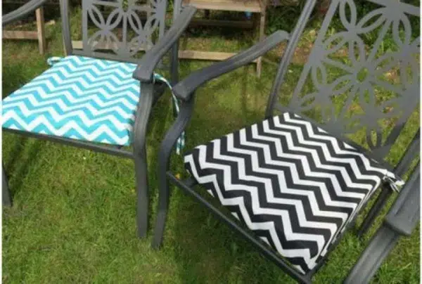Premium chevron zig zag chair cushions
