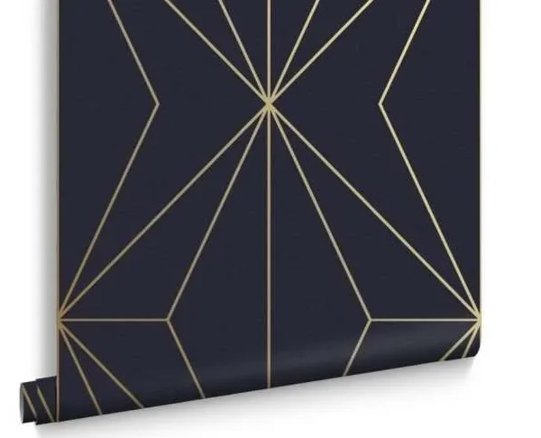 Harmony Navy Easy To Apply Wallpaper