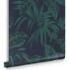 Palma Midnight Blue Easy To Apply Wallpaper
