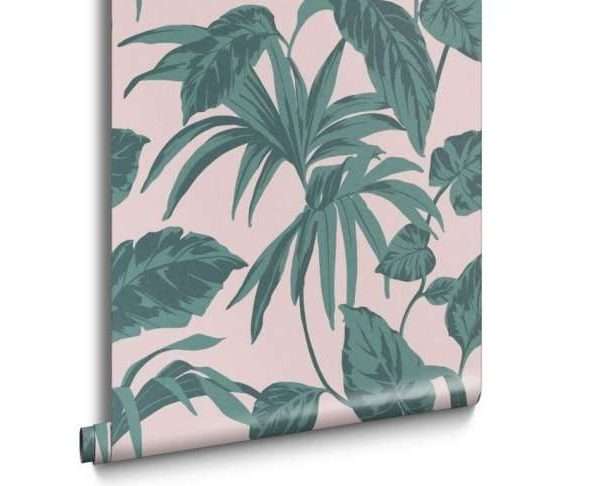 Palma Blush Pink Easy To Apply Wallpaper