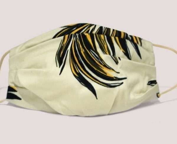 Double Layer Face Mask, Light Yellow