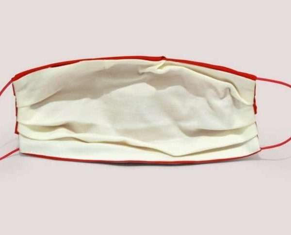 Alternative view of Double Layer Face Mask, Red