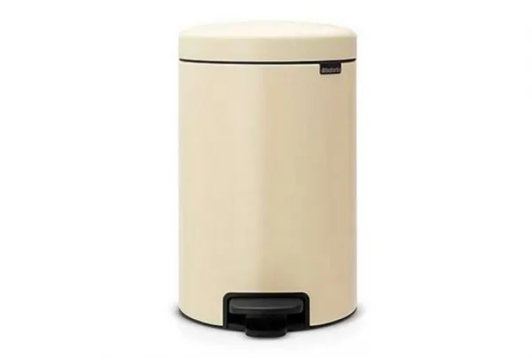 Brabantia newicon 12 litre almond pedal bin