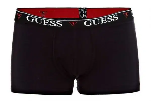 Guess hero stretch cotton logo boxers, black - image 3