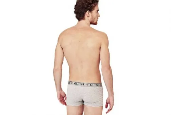 Guess hero stretch cotton logo boxers, grey