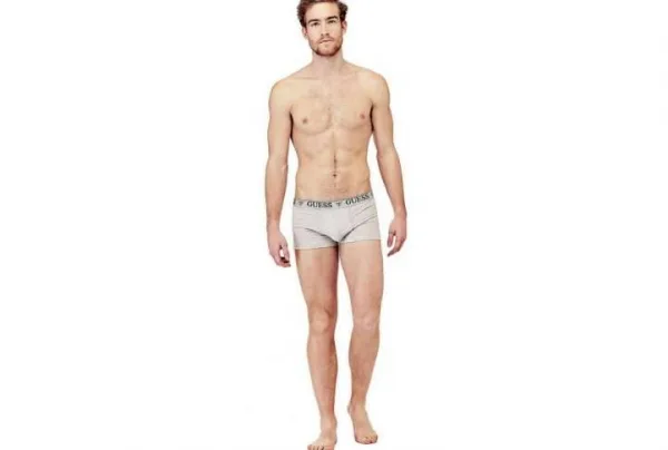 Guess hero stretch cotton logo boxers, grey
