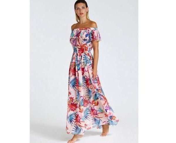 Guess Floral Print Beach Dress