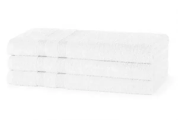 Gsm royal egyptian bath towel, white