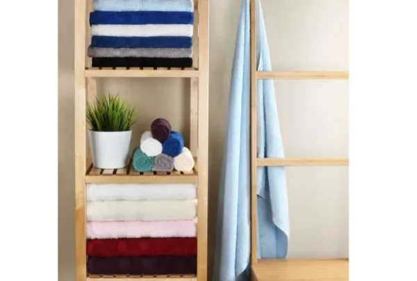 Gsm royal egyptian bath towel, white