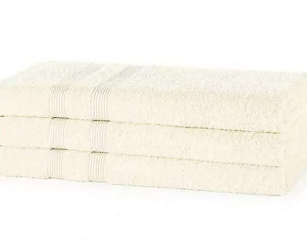 GSM Royal Egyptian Bath Towel, Cream
