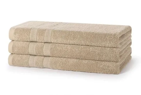 Gsm royal egyptian bath towel, latte