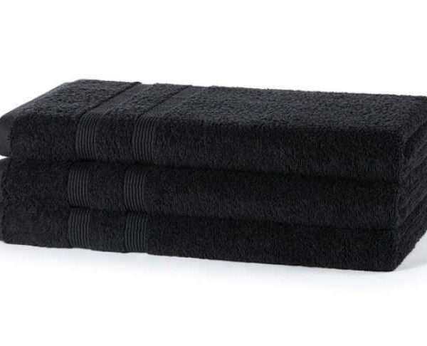 GSM Royal Egyptian Bath Towel, Black