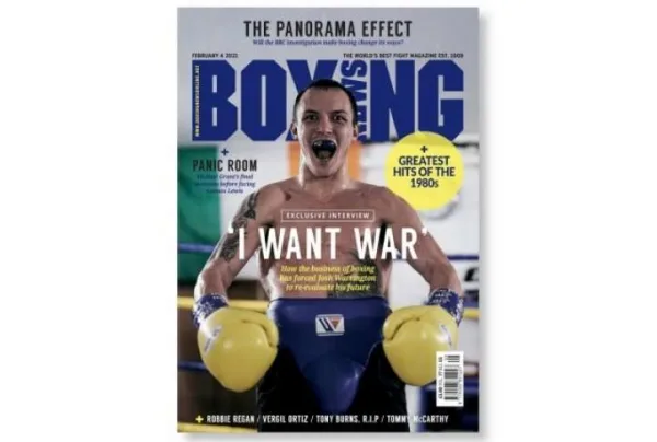 Boxing news magazine subscription
