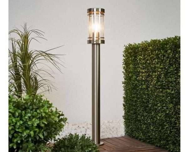 Path Bollard Light Djori, Stainless Steel