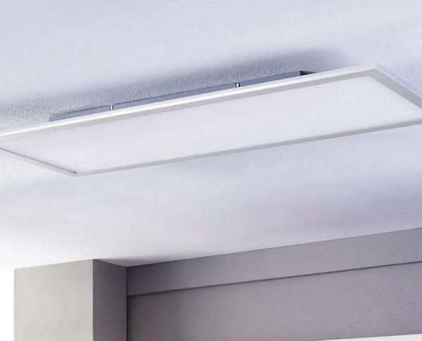 Alternative view of Lindby Livel LED Ceiling Panel, 120 cm x 30 cm