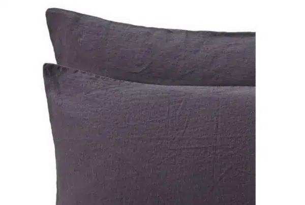 Double mafalda bedding 200 x 200cm, dark grey