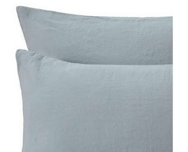 Alternative view of Double Mafalda Bedding 200 x 200cm, Light Green Grey