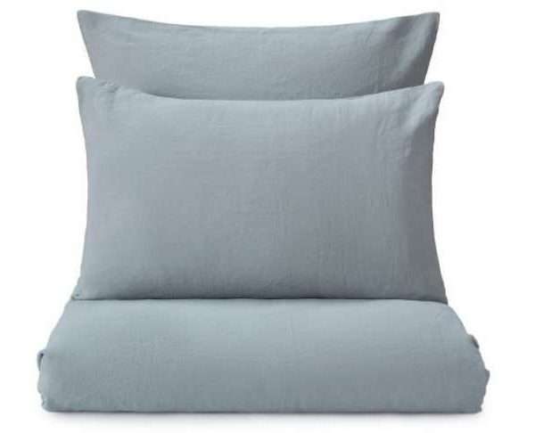 Double Mafalda Bedding 200 x 200cm, Light Green Grey