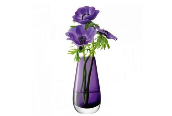 Violet 14cm high bud vase