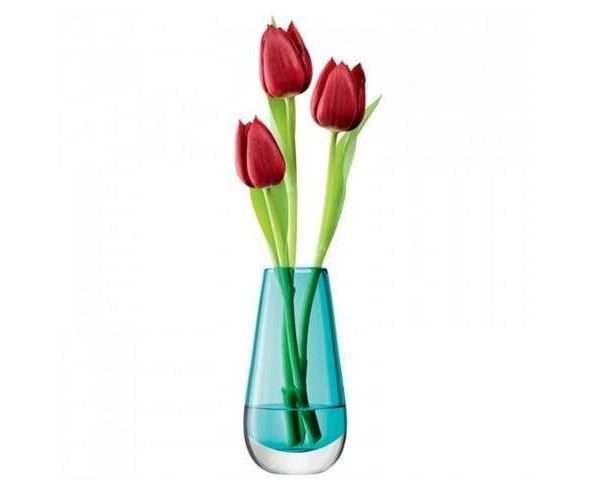 Peacock 14cm High Bud Vase