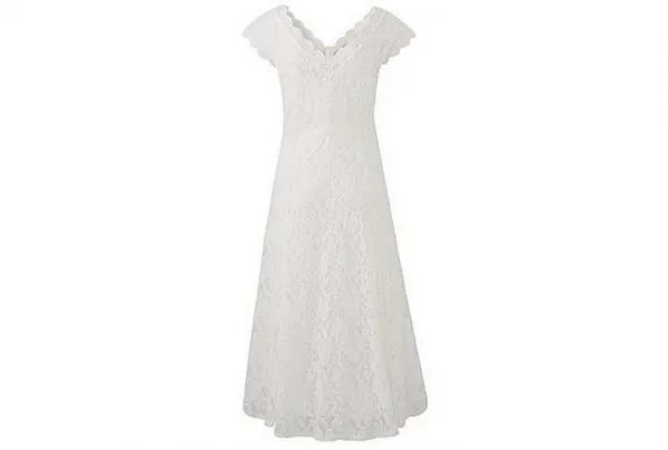 Joanna hope lace midi dress, ivory