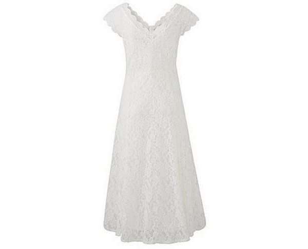 Alternative view of Joanna Hope Lace Midi Dress, Ivory