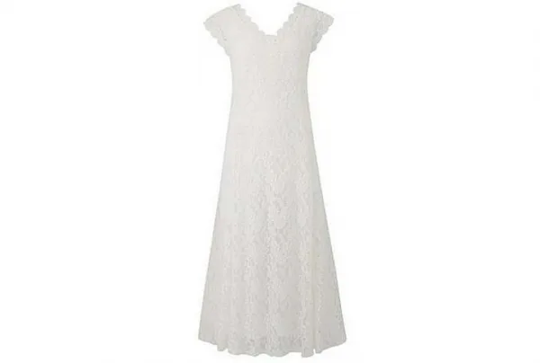 Joanna hope lace midi dress, ivory - image 3