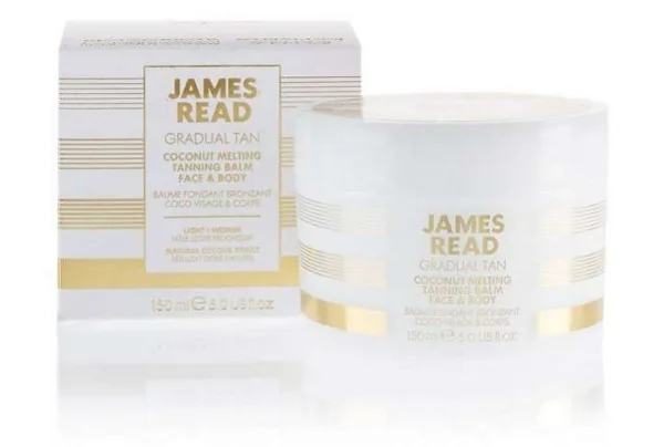 James read coconut melting tanning balm face & body 150ml