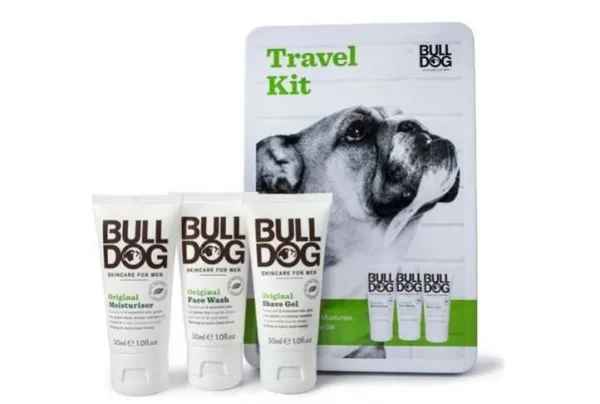 Bulldog men's travel toiletries tin