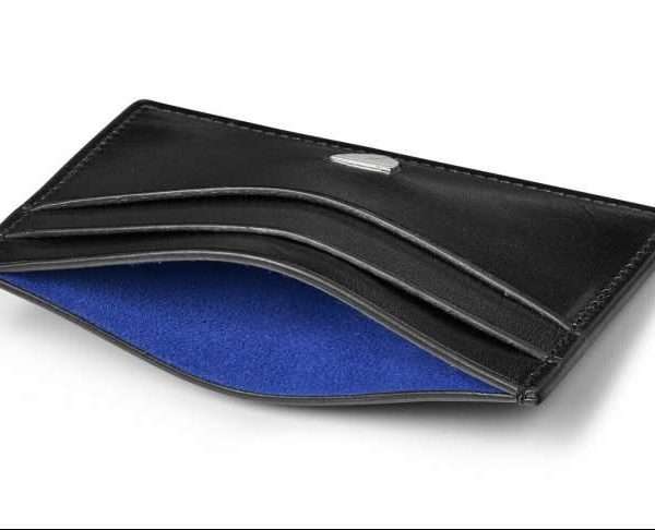 Slimline Credit Card Holder, Smooth Black