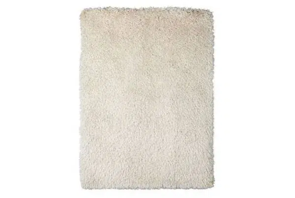 Indulgence super soft large shaggy rug, cream