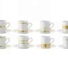 DECO  Espresso Cup & Saucer X 8
