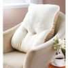 Sherpa Fleece Reversible Back Support Cushion