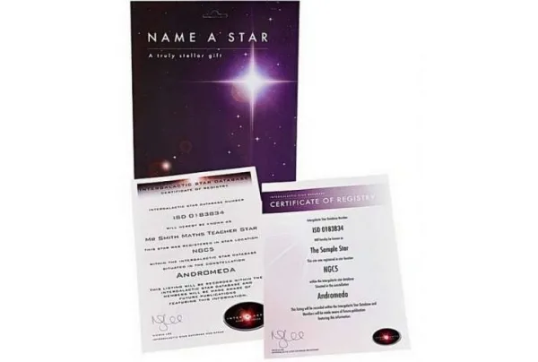 Official name your very own star