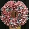 Pink Everlasting Autumnal Wreath