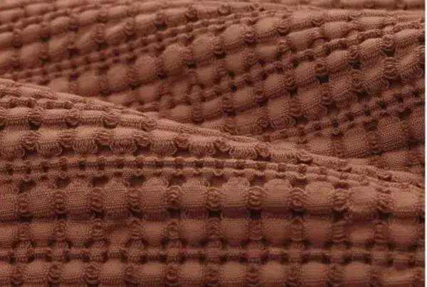 Anadia bedspread in terracotta, various sizes - image 2