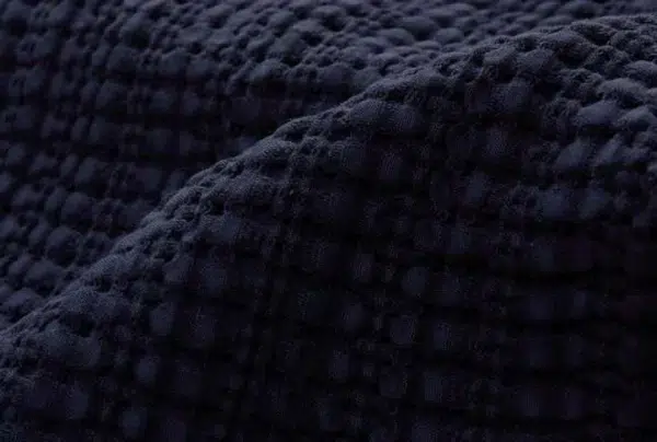 Anadia bedspread in dark blue, various sizes