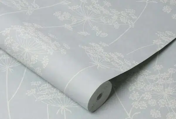 Aura blue wallpaper, 10 metres long