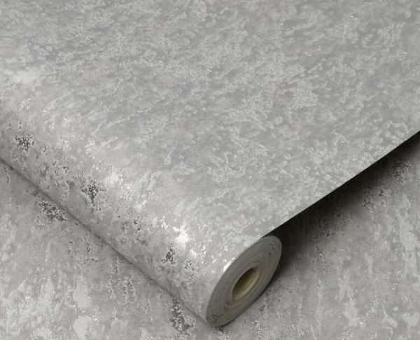 Milan Silver Wallpaper, 10 Metres Long