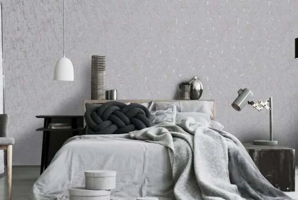 Milan silver wallpaper, 10 metres long