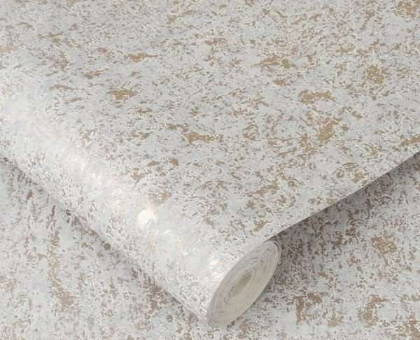 Milan Rose Gold Wallpaper, 10 Metres Long