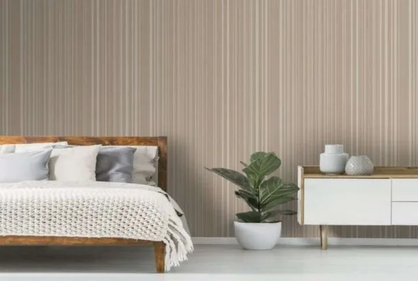 Palma rose gold wallpaper, 10 metres long