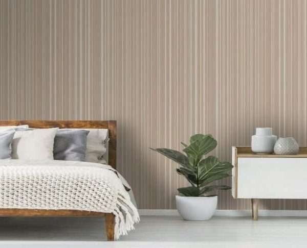 Palma Rose Gold Wallpaper, 10 Metres Long