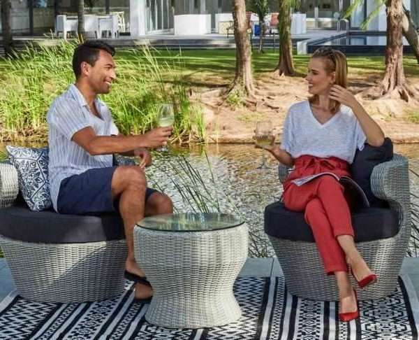 Stacking Bistro Set, 5 Colours Available