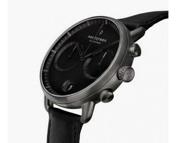 Pioneer Black Dial, 32mm Gun Metal Watch