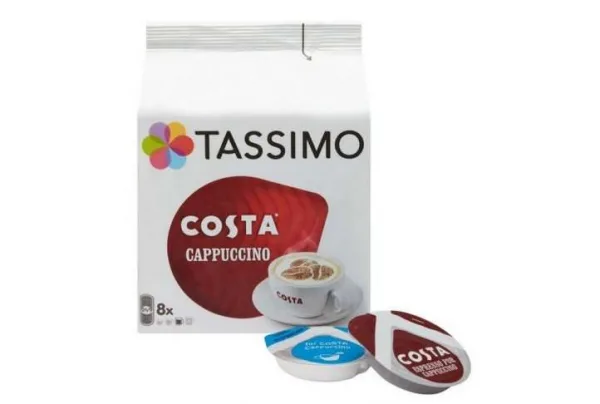 Tassimo costa cappuccino coffee, 40 servings