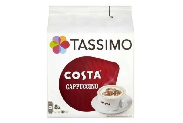 Tassimo costa cappuccino coffee, 40 servings
