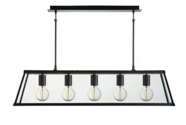 Voyager 5-light kitchen island pendant lamp